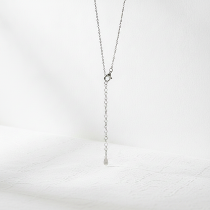 Sterling Silver Rose Necklace