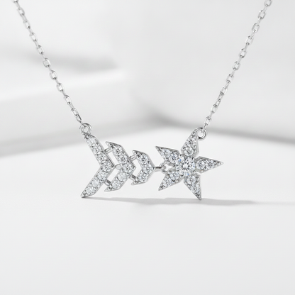 Sterling Silver Star Necklace |  Celeste