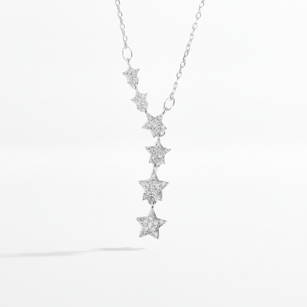 Sterling Silver Star Necklace | Stardust