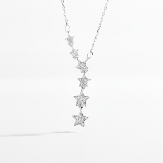 Sterling Silver Star Necklace | Stardust